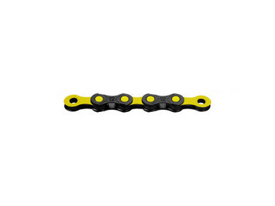 KMC DLC 12 Waxed Chain 118L 118L Black/Yellow