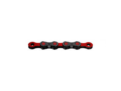 KMC DLC 12 Waxed Chain 118L 118L Black/Red