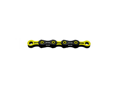 KMC DLC 11 Waxed Chain 118L 118L Black/Yellow