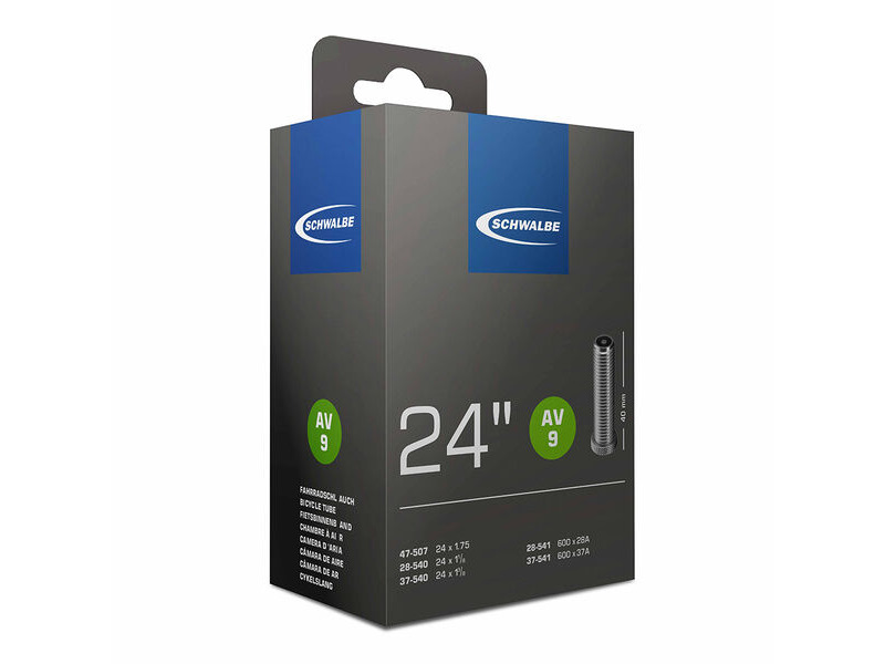 Schwalbe AV9 Inner Tube 24 x 1 3/8 click to zoom image
