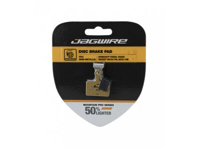Jagwire Pro Semi-Metallic Disc Brake Pad - Shim Road & RideRever Pro Semi-Metallic click to zoom image
