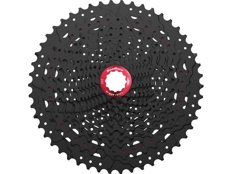 SunRace CSMZ90 12 Speed MTB 11-50T Black Cassette click to zoom image