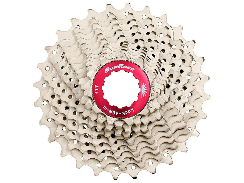 SunRace CSRX1 11 Speed Road 11-32T Metallic Cassette click to zoom image