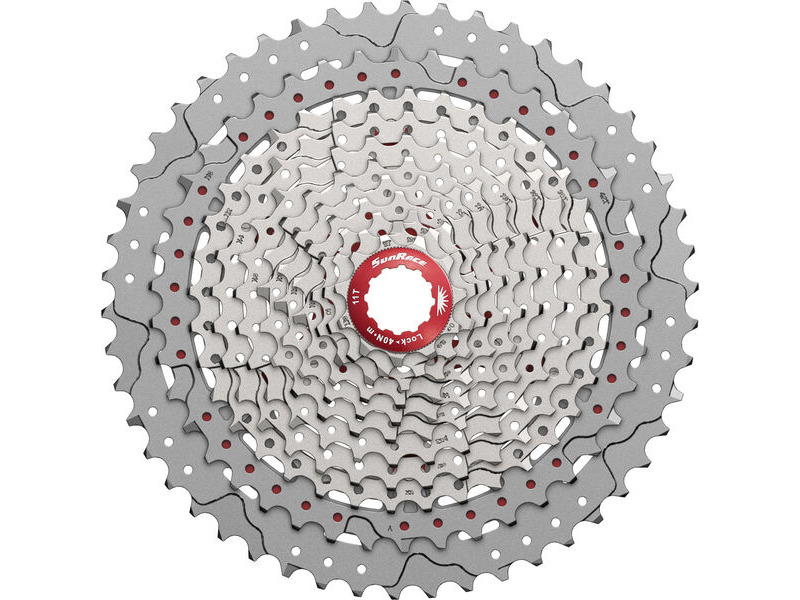 SunRace CSMX80 - 11 Speed MTB 11-51T Metallic Cassette click to zoom image