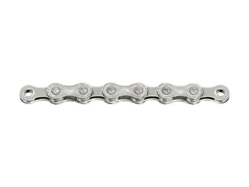 SunRace 10 Speed 116L Chain in Silver (boxed) click to zoom image
