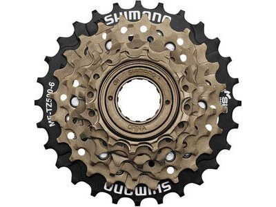Shimano MF-TZ500 6-speed multiple freewheel, 14-28 tooth