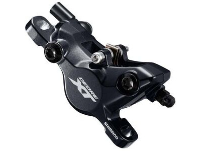 Shimano BR-M8100/BL-M8100 XT bled brake lever/post mount calliper, rear left