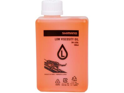 Shimano SM-LVOIL Low viscosity Shimano mineral oil 500 ml, yellow