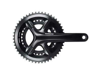 Shimano FC-RS510 double chainset, 50 / 34T, for 135/142mm axle, 165mm, black