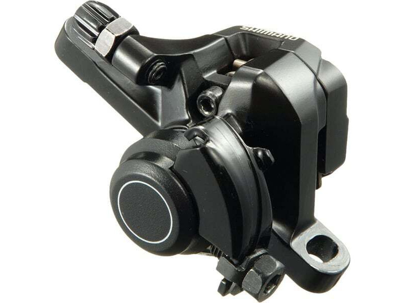 Shimano BR-R317 calliper, without rotor, IS or post mount, front, black click to zoom image