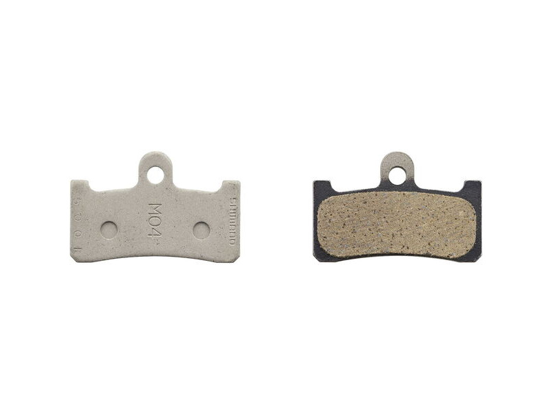 Shimano BRBX M04 resin pad steel back click to zoom image