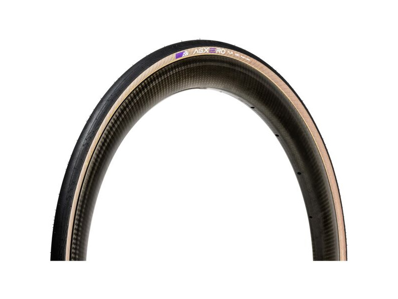 Panaracer Agxero Tlr Folding Road Tyre: Black/Amber 700x30c click to zoom image