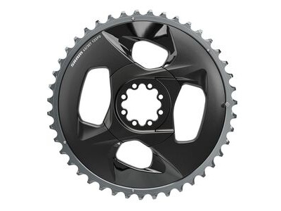 Sram Chain Ring Road 43t 94bcd 2x12 Force Wide With Cover Plate 2021 Polar Grey 43t