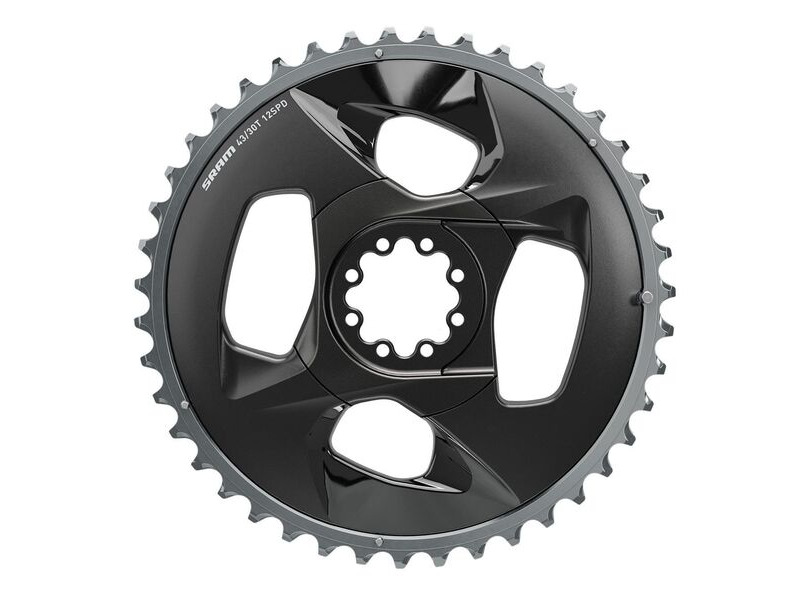 Sram Chain Ring Road 43t 94bcd 2x12 Force Wide With Cover Plate 2021 Polar Grey 43t click to zoom image