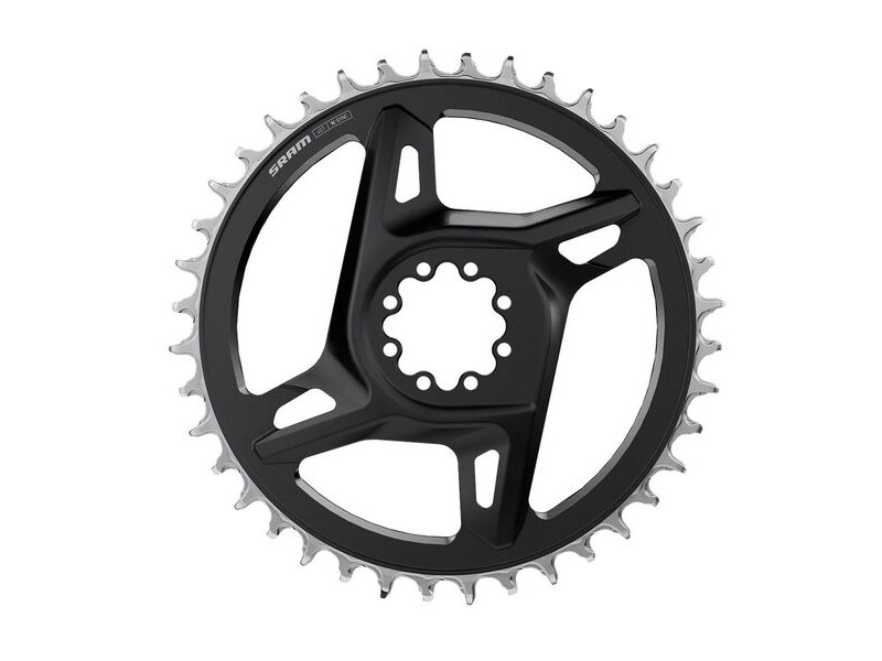 Sram Chain Ring Road Dm X-sync (Red E1) Including 8 Chainring Bolts: Black/Silver click to zoom image