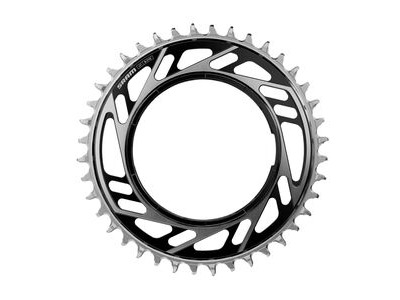 Sram Chain Ring Road Threaded Mount X-sync Red E1 (Including Thread Back Up Pin For Chainring): Black/Silver