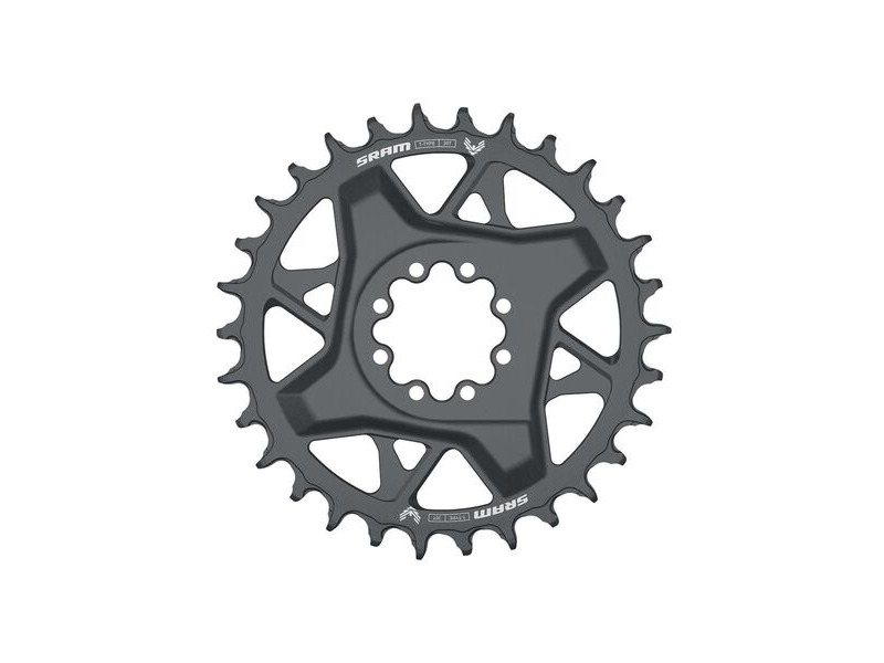 Sram Chain Ring T-type Direct Mount 3mm Offset Eagle (Including 8 Bolts) Dark Polar - Gx D1: Dark Polar Grey click to zoom image