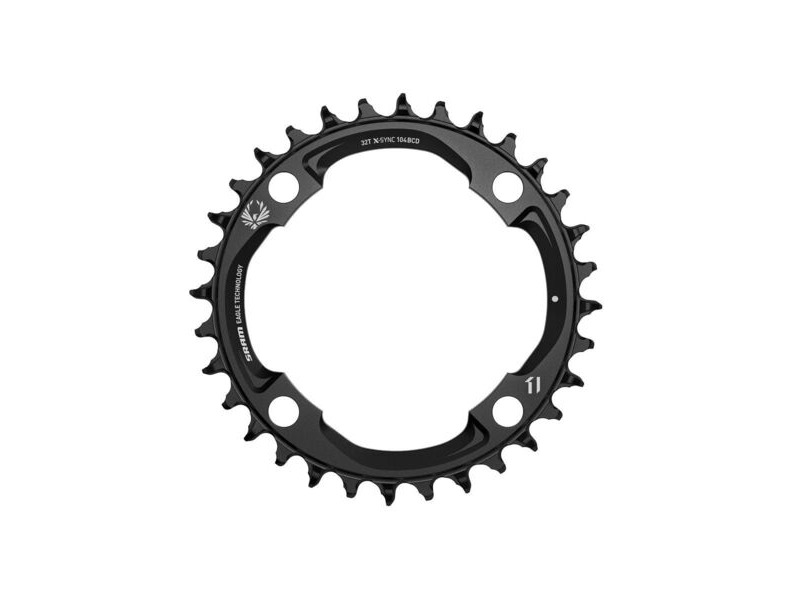 Sram Chain Ring X-sync 2 94 Bcd Alum Eagle Black Light Powered Emtb Black 32t 94bcd click to zoom image