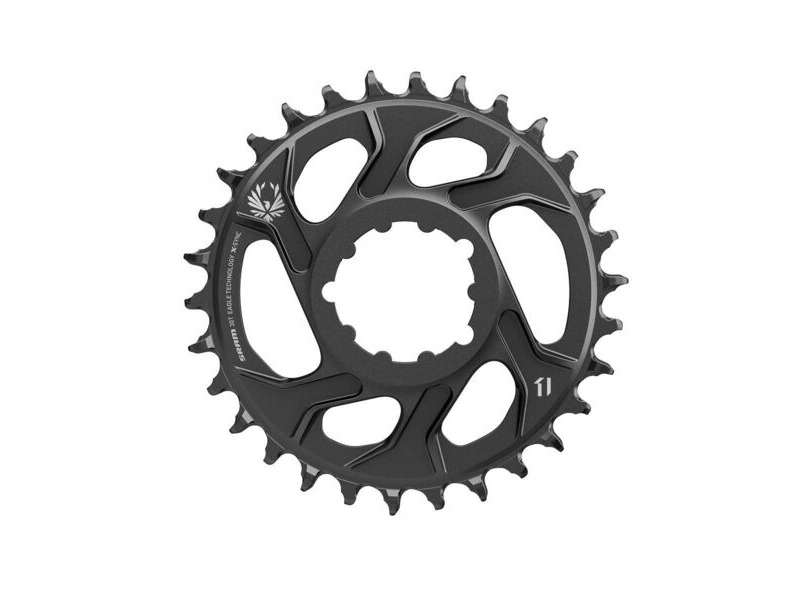 Sram Chain Ring X-sync 2 Direct Mount 6mm Offset Cold Forged Aluminum Black click to zoom image