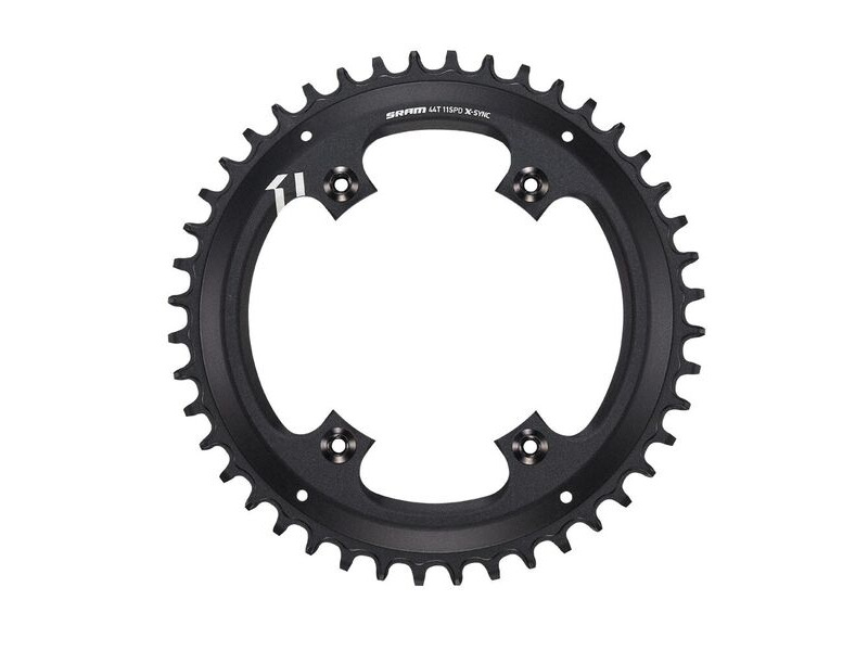 Sram Chain Ring X-sync 44t 11 Speed Apex1 Asymmetric 110bcd Alumblack Bb30 Or Gxp 11 Spd 44t click to zoom image