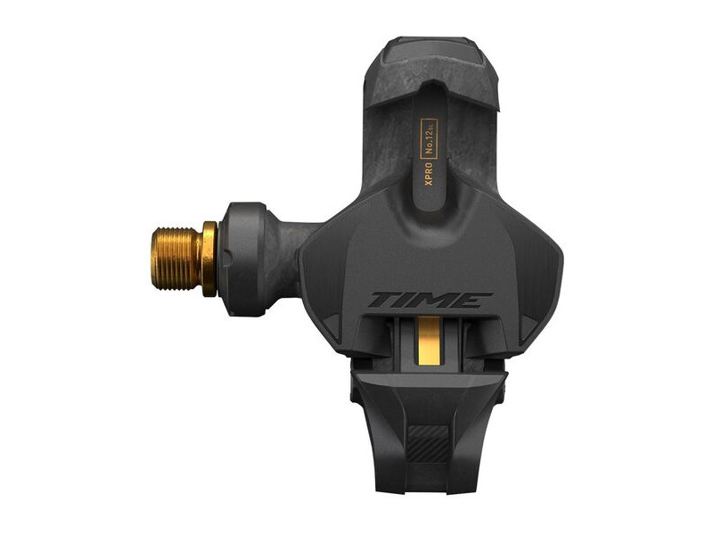 Time Xpro 12sl Pedals, Carbon Body And Titanium Spindle And Ceramic Bearing Including Iclic Free Cleats B1: Carbon Gold 57mm click to zoom image