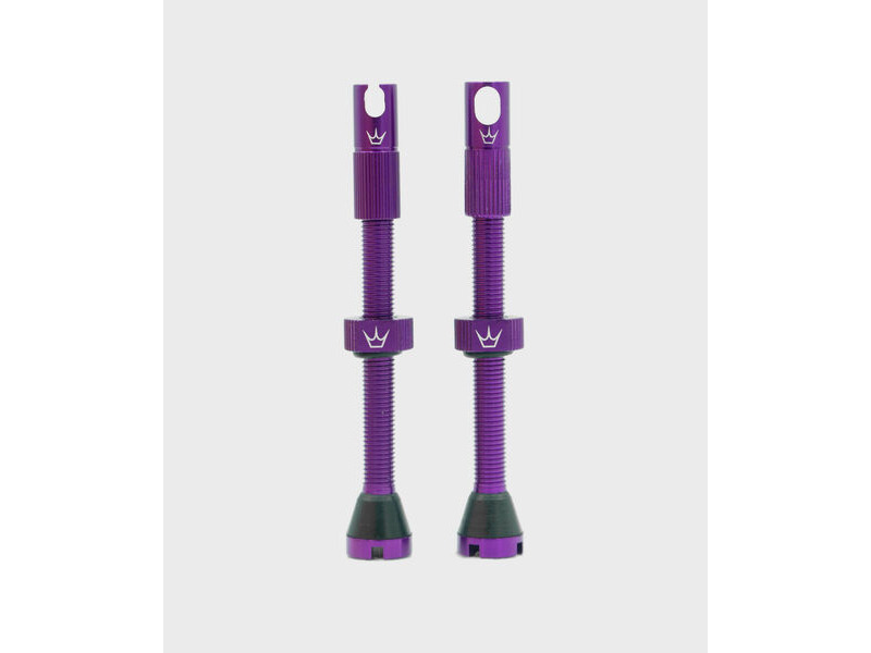 Peaty's x Chris King Tubeless MK2 Valves 60mm Violet click to zoom image