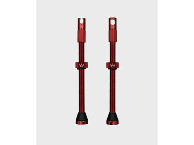 Peaty's x Chris King Tubeless MK2 Valves 80mm Red