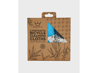 Peaty's Bamboo Bicycle Cleaning Cloths (Pack of 3) click to zoom image