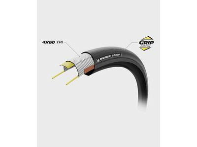 Michelin Lithion 4 Tyre 700 x 25c (25-622) click to zoom image