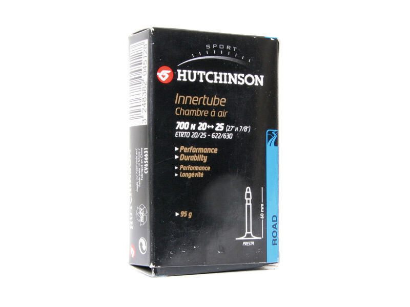 Hutchinson Standard Road Inner Tube 700 Presta 25 - 30mm, 80mm click to zoom image