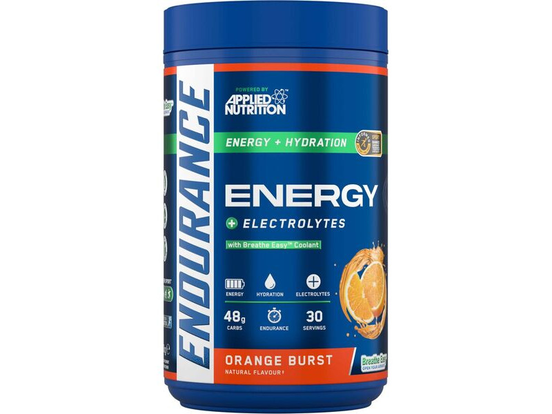 Applied Nutrition Endurance Breathe Energy & Hydration Powder - Orange Burst - 1.5kg click to zoom image