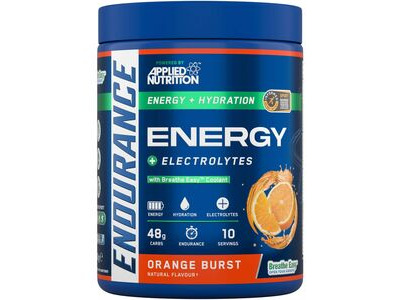 Applied Nutrition Endurance Breathe Energy & Hydration Powder - Orange Burst - 500g