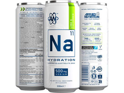 Applied Nutrition Na.11 Hydration Drink - Lime & Cucumber - 330ml x Box of 12 click to zoom image