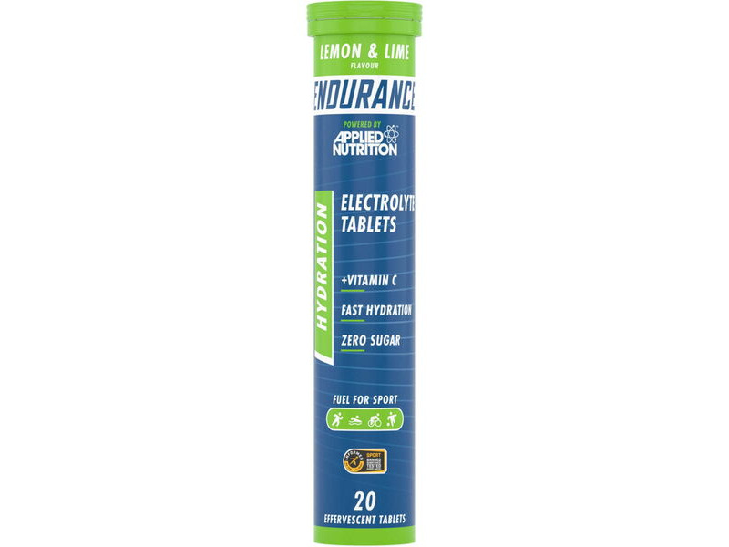 Applied Nutrition Endurance Hydration Electrolyte Tablets - Lemon & Lime - 6 x 20 Tabs click to zoom image