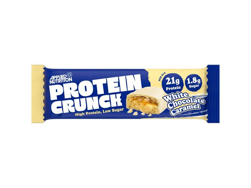 Applied Nutrition Protein Crunch Bar - White Chocoalte Caramel - 62g x Box of 12 click to zoom image