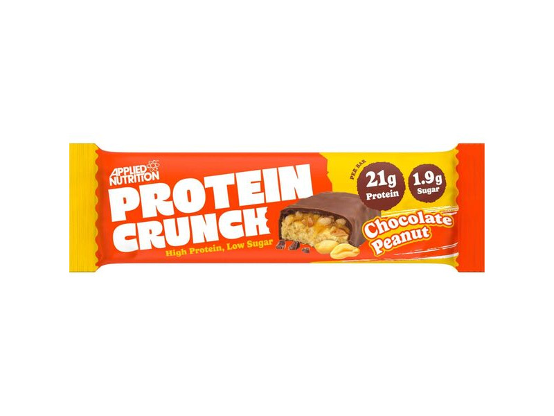 Applied Nutrition Protein Crunch Bar - Milk Chocolate Peanut - 62g x Box of 12 click to zoom image