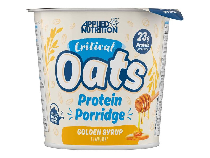 Applied Nutrition Critical Oats Protein Porridge - Golden Syrup - 60g x Box of 12 click to zoom image