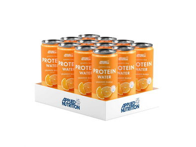 Applied Nutrition Sparkling Protein Water Drink - Orange Burst - 330ml x Box of 12 click to zoom image
