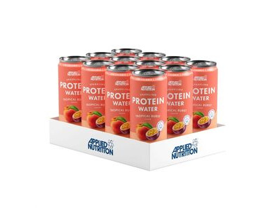 Applied Nutrition Sparkling Protein Water Drink - Tropical Burst - 330ml x Box of 12 click to zoom image