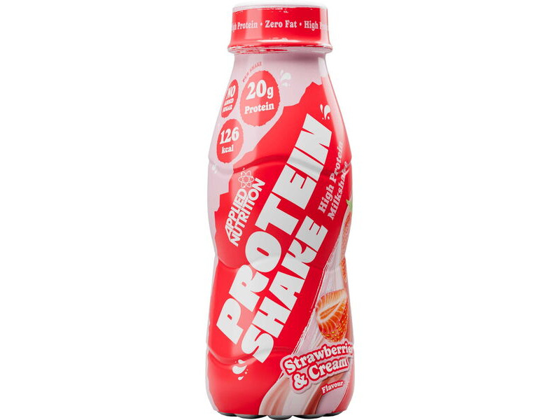 Applied Nutrition High Protein Shake Drink - Strawberries & Cream - 330ml x Box of 8 click to zoom image