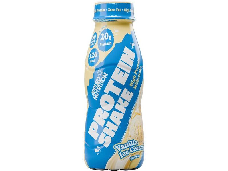 Applied Nutrition High Protein Shake Drink - Vanilla Ice Cream - 330ml x Box of 8 click to zoom image