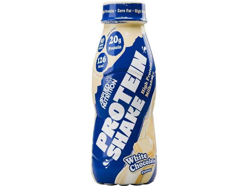 Applied Nutrition High Protein Shake Drink - White Chocolate - 330ml x Box of 8 click to zoom image