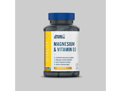Applied Nutrition Vitality Magnesium & Vitamin D3 Capsules x 60 Tablets